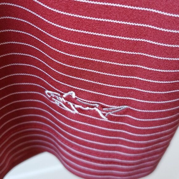 GREG NORMAN GOLF POLO SHIRT CONGRESSIONAL COUNTRY CLUB RUST RED SIZE LARGE - Picture 4 of 6